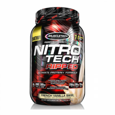 Nitro Tech Ripped de Muscletech - Suplementos Deportivos disponible en Proteina.co Colombia