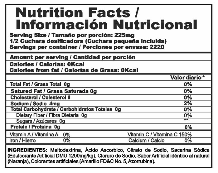 NUTRA C - VITAMINA C | Información Nutricional y Tabla Proteina.co - Proteina.co NUTRA C - VITAMINA C Proteina.co información nutricional ingredientes y modo de uso Proteina.co Colombia