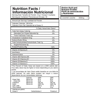 BEST PROTEIN VAINILLA GOURMET 5 Lb Proscience información nutricional ingredientes y modo de uso Proteina.co Colombia