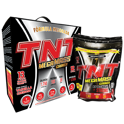 TNT MEGA MASS GAINER 12 libras de Proteina.co - Ganador de Peso disponible en Proteina.co Colombia