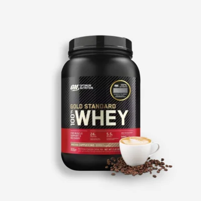 100 % WHEY Gold Standard 2 Libras – Optimum Nutrition (Sabor: Mocha Cappuccino) de Optimum Nutrition - Proteína Whey