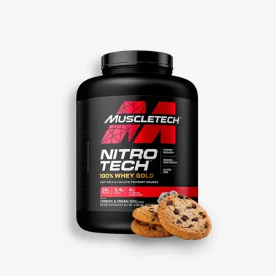 Nitro Tech WHEY Gold 5 Libras – Muscletech (Sabor: Cookies And Cream) de Muscletech - Proteína Whey