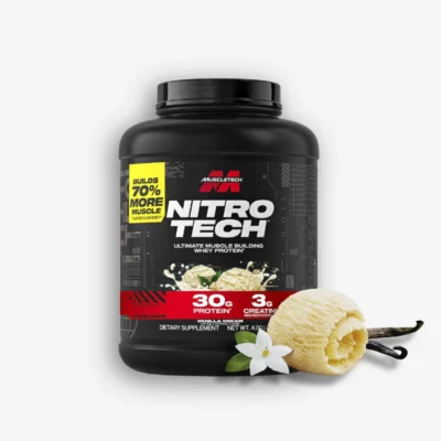 Nitro Tech 4 Libras – Muscletech (Sabor: Vainilla) de Muscletech - Proteína Whey