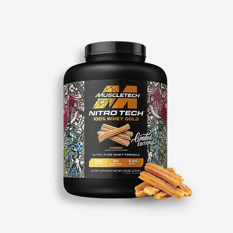 Nitro Tech WHEY Gold 5 Libras – Muscletech (Sabor: Churros) | Muscletech - Proteina.co Nitro Tech WHEY Gold 5 Libras – Muscletech (Sabor: Churros) de Muscletech - Proteína Whey "Limpia" original en Proteina.co Colombia