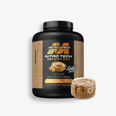 Nitro Tech WHEY Gold 5 Libras – Muscletech (Sabor: Dulce De Leche) de Muscletech - Proteína Whey