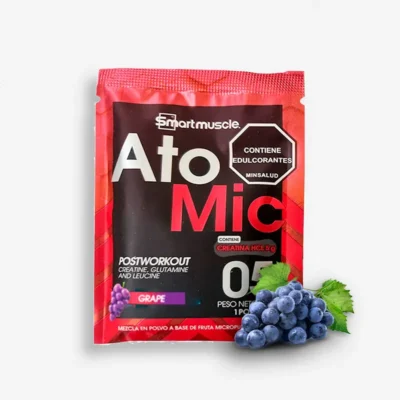 Pack x 10 Sobres Creatina Atomic 20g (Smart Muscle) - Combo promocional de suplementos en Proteina.co Colombia