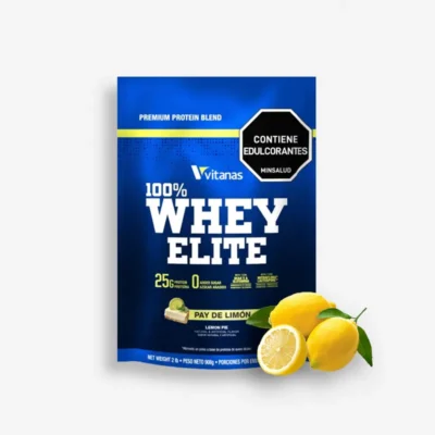 WHEY Elite Vitanas 2 Libras Sabor Pay De Limon – Vitanas de Optimum Nutrition - Proteína Whey "Limpia" disponible en Proteina.co Colombia