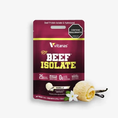 Pro Beef ISOLATE 5 Libras Sabor Vainilla – Vitanas de Proteina.co - Proteína Whey "Limpia" disponible en Proteina.co Colombia