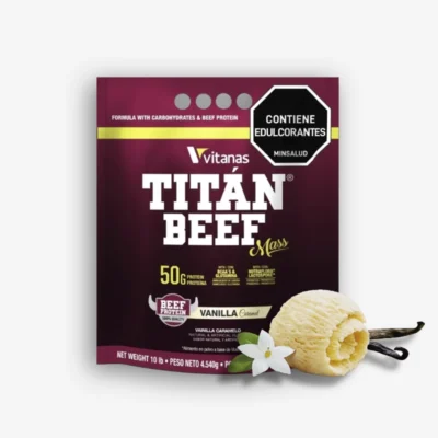 Titán Beef Mass 10 Libras Sabor Vainilla – Vitanas de Proteina.co - Ganador de Peso disponible en Proteina.co Colombia