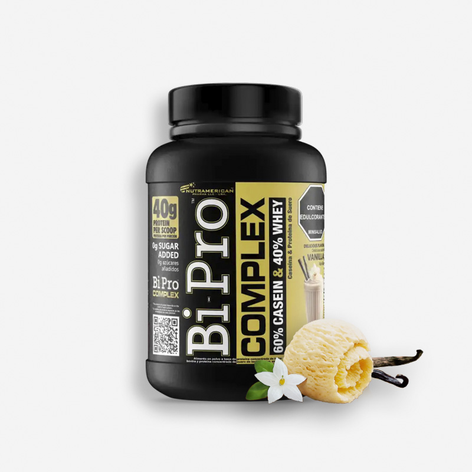 Bipro Complex 2,1 Libras Sabor Vainilla – Nutramerican | Nutramerican - Proteina.co Bipro Complex 2,1 Libras Sabor Vainilla – Nutramerican de Nutramerican - Proteína Whey "Limpia" disponible en Proteina.co Colombia