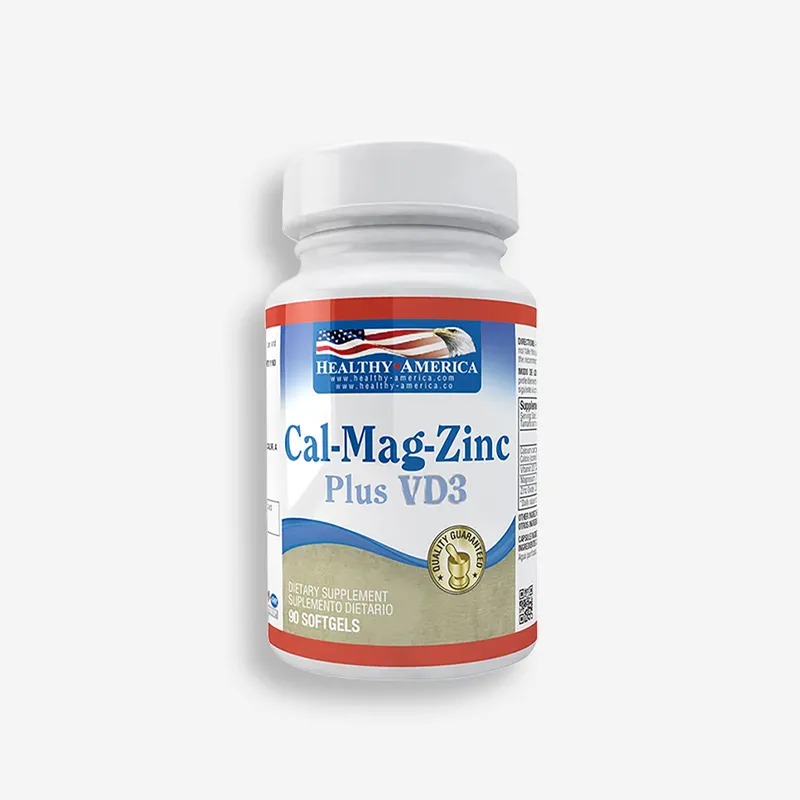 Calcio – Magnesio – Zinc 90 Perlas – Healthy America | Proteina.co - Proteina.co Calcio – Magnesio – Zinc 90 Perlas – Healthy America de Proteina.co - Vitaminas disponible en Proteina.co Colombia
