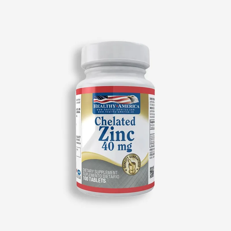 Zinc 40MG – 100 Tabletas- Healthy America | Proteina.co - Proteina.co Zinc 40MG – 100 Tabletas- Healthy America de Proteina.co - Vitaminas disponible en Proteina.co Colombia