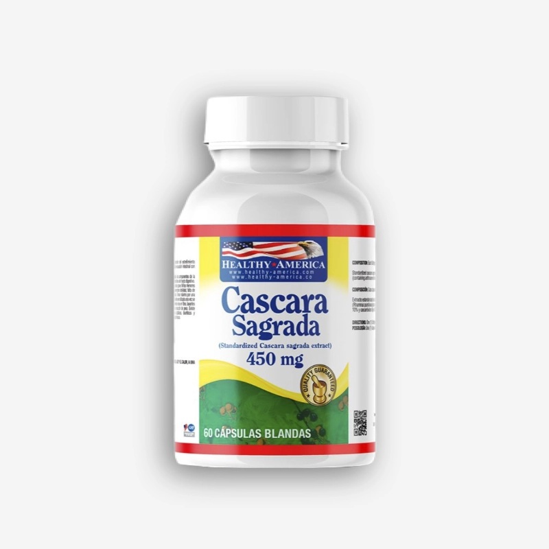 Cascara Sagrada 450MG 60 Capsulas – Healthy America | Proteina.co - Proteina.co Cascara Sagrada 450MG 60 Capsulas – Healthy America de Proteina.co - Vitaminas disponible en Proteina.co Colombia