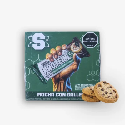 Doctor Stronger X12 Unidades – Strong Bar (Sabor: Mocka Con Galleta) de Strong Bar - Alimentos original en Proteina.co Colombia