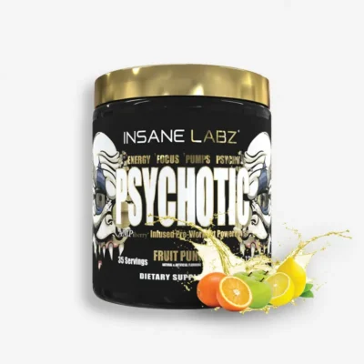 Psychotic Gold 35 Servicios – Insane Labz (Sabor: Fruit Punch) de Proteina.co - Pre Entrenos - Pre Workouts original en Proteina.co Colombia
