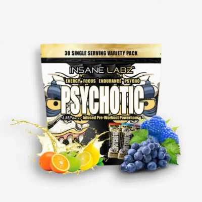 Bolsa Psychotic Gold Sachets 30 Sobres Surtidos – Insane Labz de Proteina.co - Pre Entrenos - Pre Workouts disponible en Proteina.co Colombia