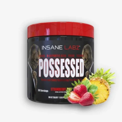 Possessed 30 Servicioss Sabor Strawberry Piña – Insane Labz de Proteina.co - Pre Entrenos - Pre Workouts disponible en Proteina.co Colombia
