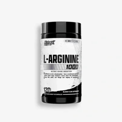 Arginine Nutrex 1000MG 120 Capsulas de Proteina.co - Pre Entrenos - Pre Workouts disponible en Proteina.co Colombia