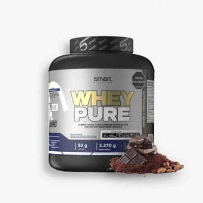 WHEY Pure 5 Libras – Smart Nutrition (Sabor: Chocolate) de Smart Nutrition - Proteína Whey 