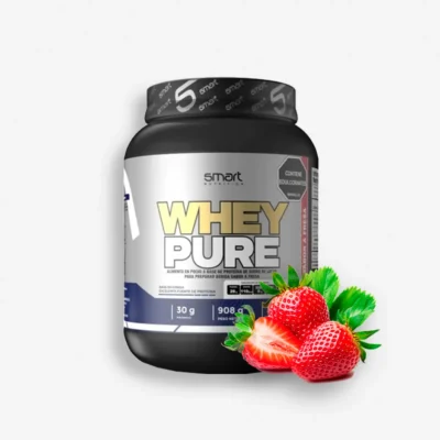 WHEY Pure 2 Libras – Smart Nutrition (Sabor: Fresa) de Smart Nutrition - Proteína Whey "Limpia" original en Proteina.co Colombia