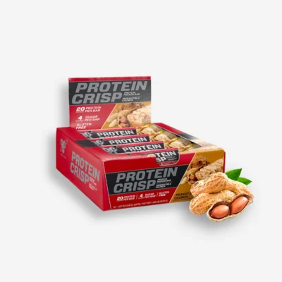 Caja Protein Crisp X12 Unidades Peanut Butter Crunch – BSN de BSN - Alimentos disponible en Proteina.co Colombia