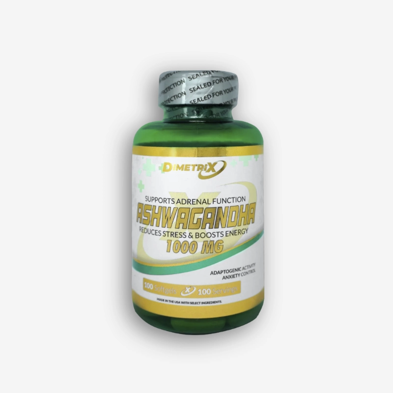 Ashwagandha 100 Capsulas – Dimetrix | Proteina.co - Proteina.co Ashwagandha 100 Capsulas – Dimetrix de Proteina.co - Vitaminas disponible en Proteina.co Colombia