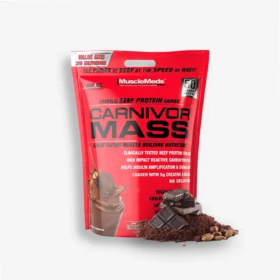 Carnivor Mass 10 Libras – Musclemeds (Sabor: Chocolate) de Proteina.co - Ganador de Peso original en Proteina.co Colombia