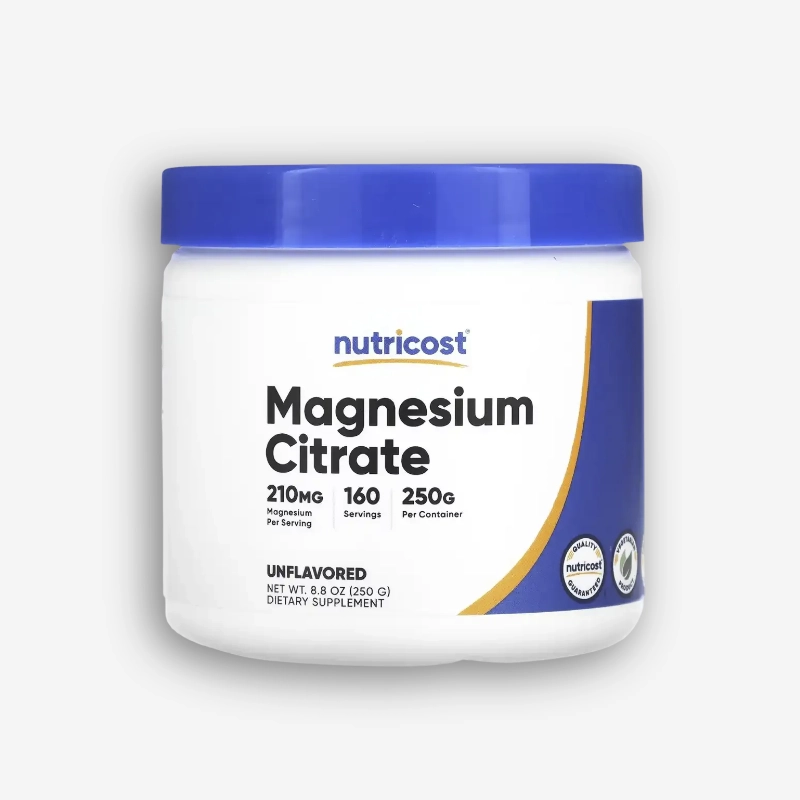 Magnesium Citrate 160 Servicios – Nutricost | Proteina.co - Proteina.co Magnesium Citrate 160 Servicios – Nutricost de Proteina.co - Vitaminas disponible en Proteina.co Colombia