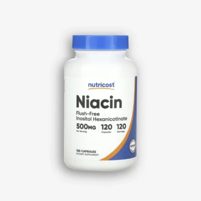 Niacin Flush Free 120 Capsulas – Nutricost de Proteina.co - Pre Entrenos - Pre Workouts disponible en Proteina.co Colombia