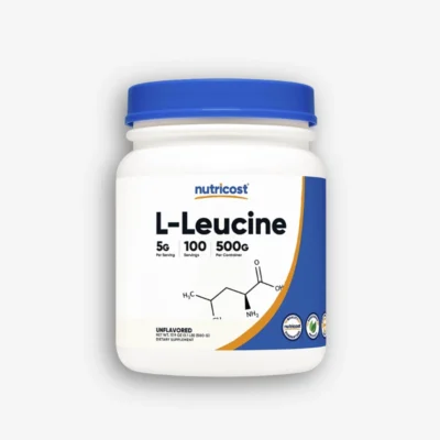 L-leucine 5 Gramos – 100 Servicios – Nutricost de Proteina.co - Vitaminas disponible en Proteina.co Colombia