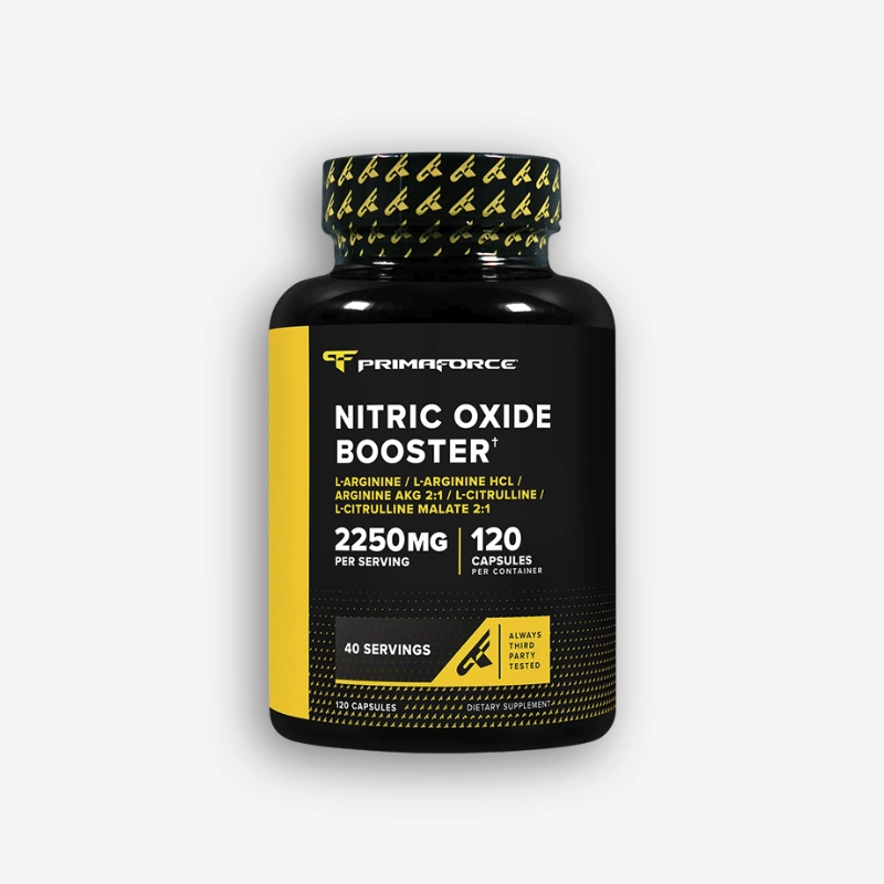 Nitric Oxide Booster 2250MG 120 Capsulas 40 Servicios – Primaforce | Proteina.co - Proteina.co Nitric Oxide Booster 2250MG 120 Capsulas 40 Servicios – Primaforce de Proteina.co - Pre Entrenos - Pre Workouts disponible en Proteina.co Colombia