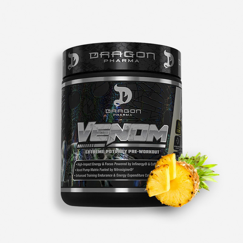 Venom Preworkout 40 Servicios Sabor Piña Colada – Dragon Pharma | Dragon Pharma - Proteina.co Venom Preworkout 40 Servicios Sabor Piña Colada – Dragon Pharma de Dragon Pharma - Pre Entrenos - Pre Workouts disponible en Proteina.co Colombia