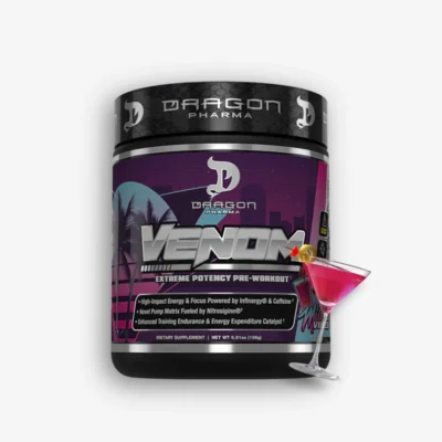 Venom Preworkout 40 Servicios – Dragon Pharma (Sabor: Miami Vibes + Manilla) de Dragon Pharma - Pre Entrenos - Pre Workouts original en Proteina.co Colombia