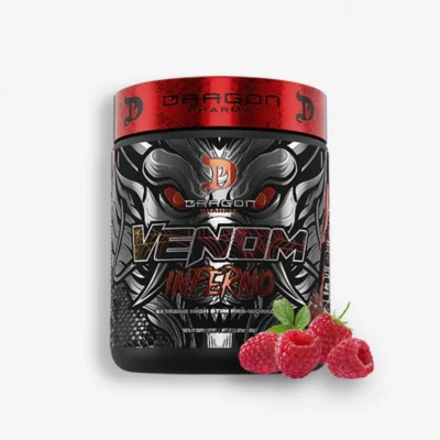 Venom Inferno 40 Servicios Dragon Blood – Dragon Pharma de Dragon Pharma - Pre Entrenos - Pre Workouts disponible en Proteina.co Colombia