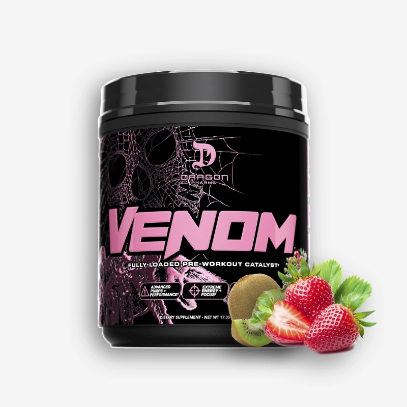Venom Fully Loaded 20 Servicios – Dragon Pharma (Sabor: Starwberry Kiwi) | Dragon Pharma - Proteina.co Venom Fully Loaded 20 Servicios – Dragon Pharma (Sabor: Starwberry Kiwi) de Dragon Pharma - Pre Entrenos - Pre Workouts original en Proteina.co Colombia